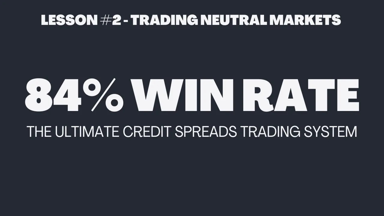 Trading Cheap Credit Spreads Sideways | Credit Spreads Course